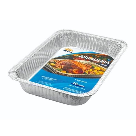 ASSADEIRA DESCARTAVEL ALUMINIO 10000ML D100 WYDA