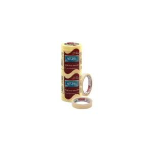 0007 - 13  ROLOS DE  FITA ADESIVA 19MMX50M PC.C/13UN - CR FIT PEL