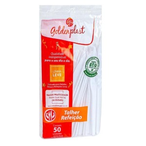 FACA MEDIA LINHA LEVE  BRANCA   PCT  C/ 50UN GOLDENPLAST