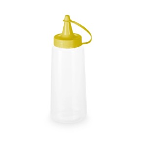 BISNAGA DE PLASTICO ANATOMICA LISA P/MOSTARDA 220ML PLASDURAN