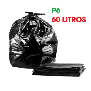 SACO LIXO P6 - 60LT -FD.C/100 SACOS- INTERMEDIARIO