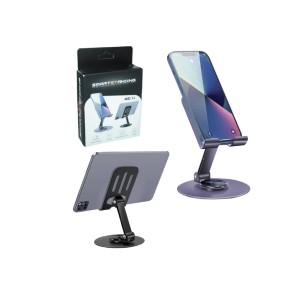 SUPORTE P/CELULAR DE MESA DE METAL DOBRAVEL 360