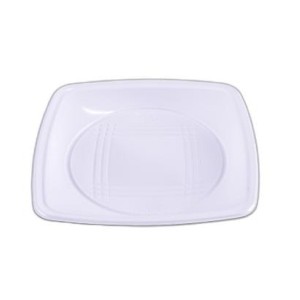 PRATO 18CM QUAD. BCO PCT C/10UN -  PRAFESTA