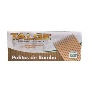 PALITO DE DENTE DE BAMBU  NAO EMBALADOS  EMB. C/ 5OOO   TALGE